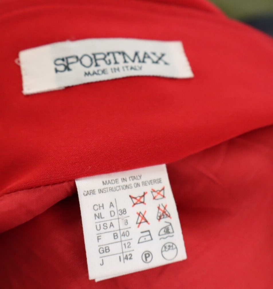 SPORTMAX GONNA DONNA TG. 42 WOMAN VINTAGE SKIRT CASUAL MADE ITALY