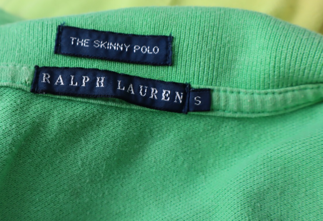 RALPH LAUREN POLO MAGLIA COTONE DONNA TG. S WOMAN CASUAL VINTAGE T-SHIRT