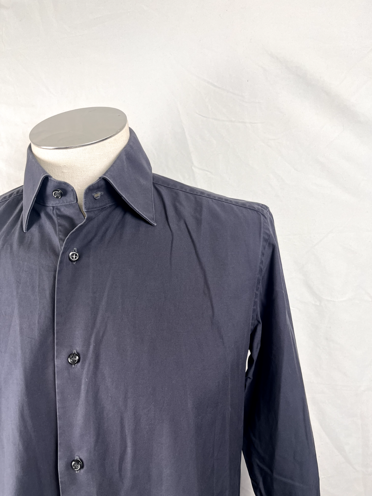 HUGO BOSS CAMICIA COTONE UOMO TG 39 15/2 MAN SHIRT CASUAL VINTAGE COTTON