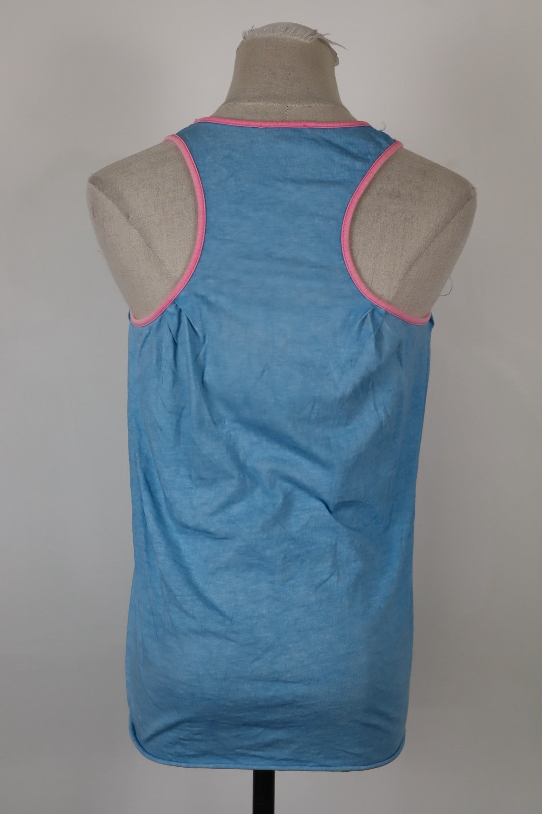 GAS MAGLIA DONNA TG. 16 ANNI WOMAN CASUAL VINTAGE T-SHIRT CANOTTA TOP COTONE