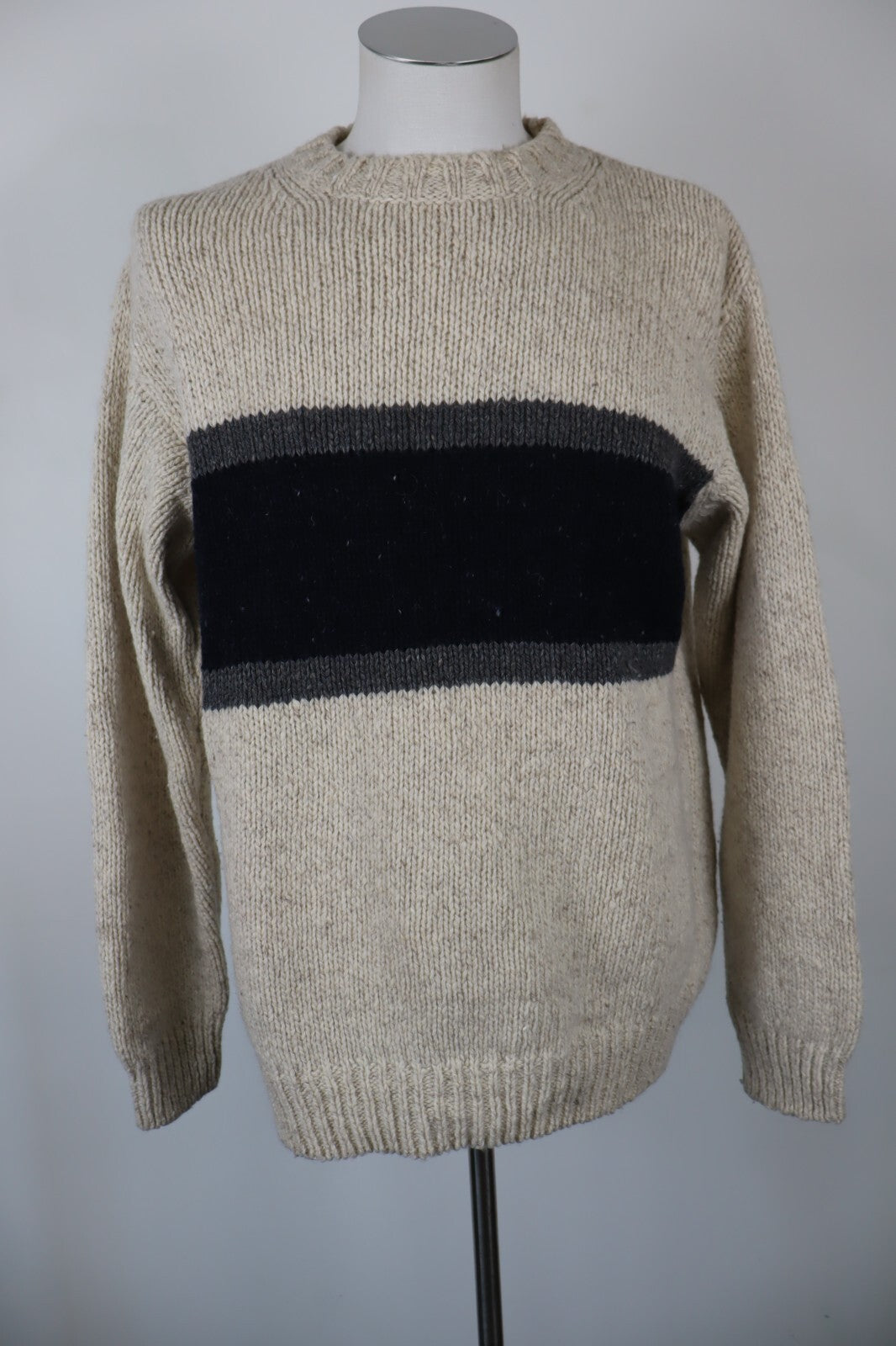 GANT USA MAGLIONE MAGLIA LANA WOOL UOMO Tg. M MAN SWEATER CASUAL VINTAGE