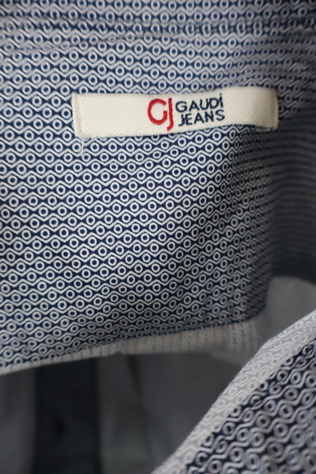 GAUDI JEANS CAMICIA UOMO COTONE TG XL MAN CASUAL VINTAGE SHIRT COTONE