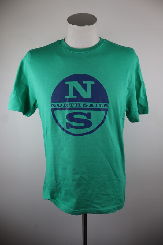 NORTH SAILS MAGLIA UOMO TG L MAN T-SHIRT CASUAL VINTAGE COTONE MANICA CORTA