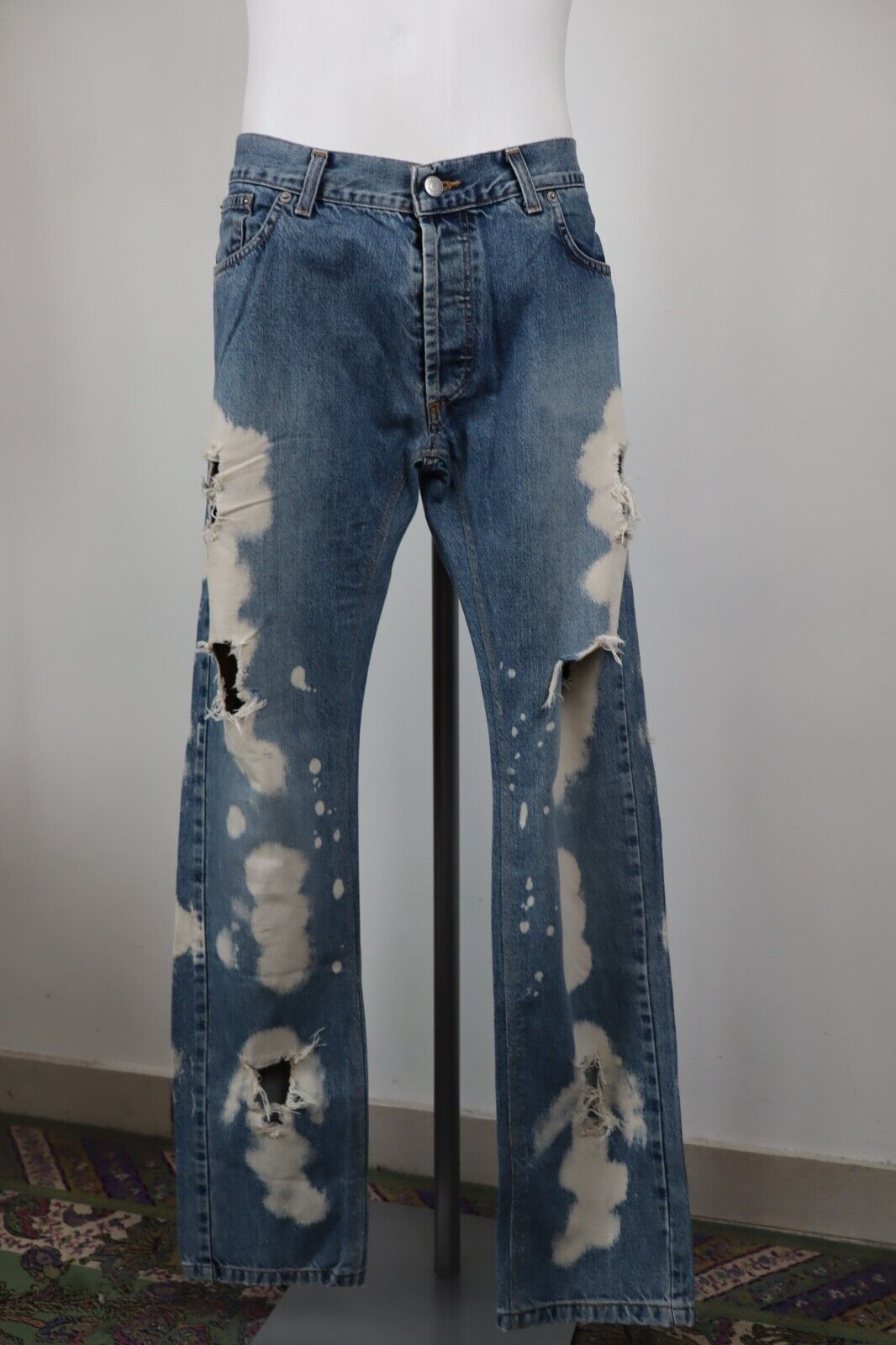 RICHMOND JEANS PANTALONE UOMO CASUAL W36 MAN VINTAGE PANTS DENIM