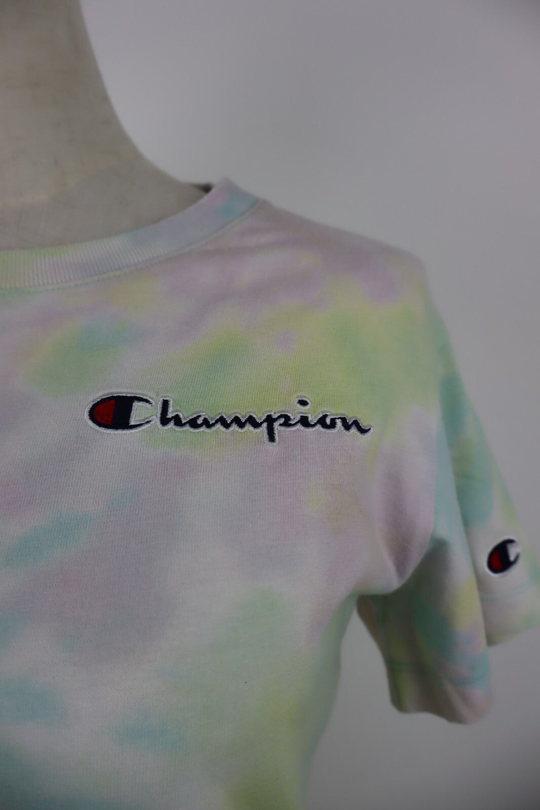 CHAMPION MAGLIA DONNA TG. M WOMAN CASUAL VINTAGE T-SHIRT COTONE