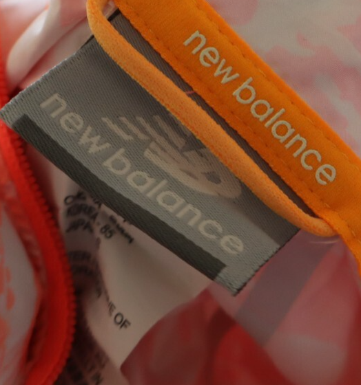 NEW BALANCE GIACCA CON ZIP IMPERMEABILE DONNA Tg XS WOMAN CASUAL VINTAGE SPORT