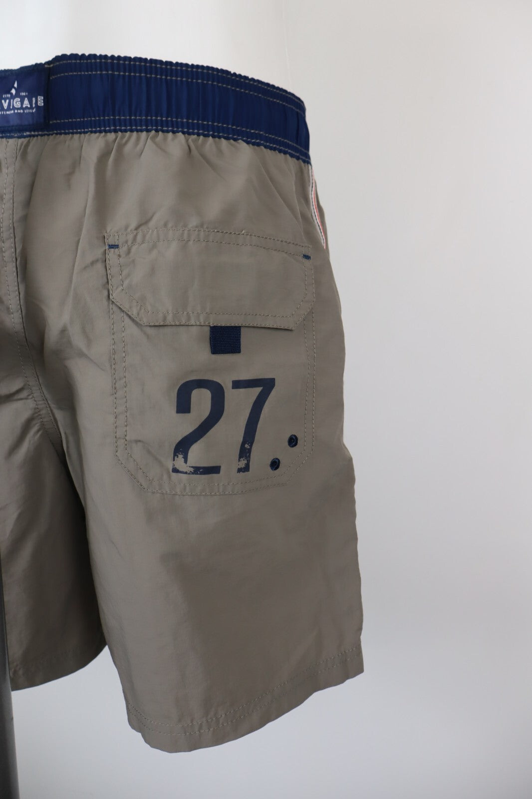 NAVIGARE COSTUME PANTALONCINO MARE UOMO TG L MEN SWIMSUIT VINTAGE CASUAL