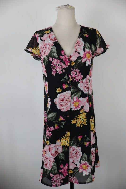 GUESS VESTITO ABITO DONNA TG. L WOMAN CASUAL VINTAGE DRESS