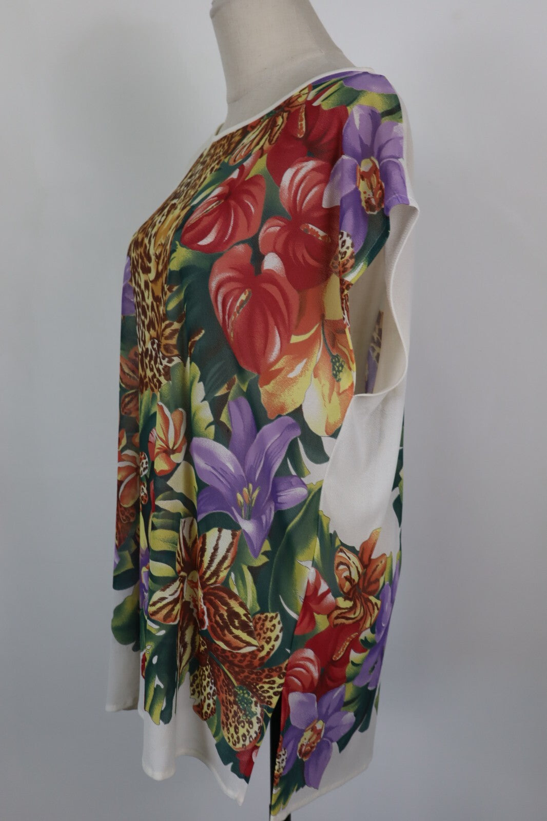 MARELLA MAGLIA DONNA TG. L WOMAN CASUAL VINTAGE T-SHIRT TOP