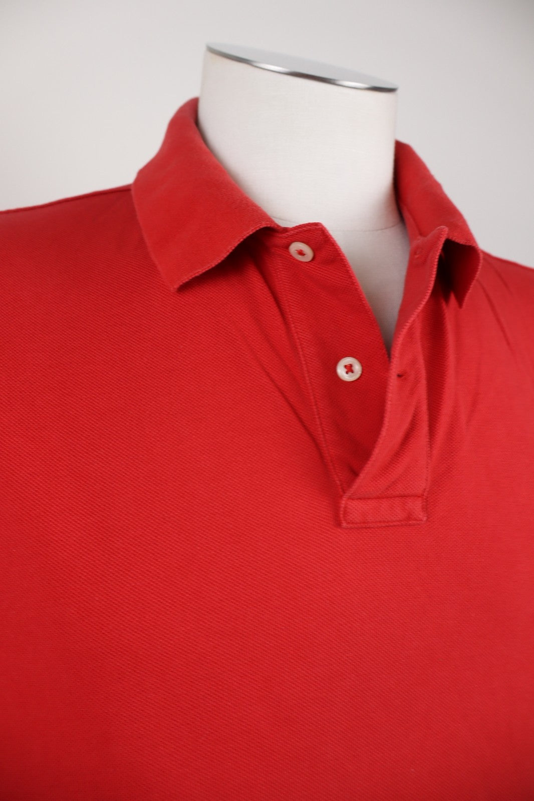 RALPH LAUREN MAGLIA POLO UOMO COTONE TG XL MAN COTTON SHIRT CASUAL VINTAGE LOGO