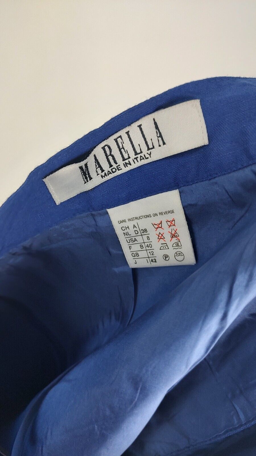 MARELLA GONNA LINO DONNA WOMAN SKIRT Tg. 42 VINTAGE ITALY