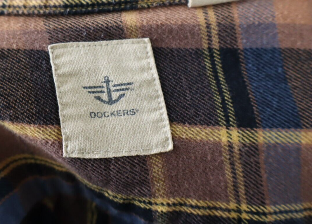 DOCKERS CAMICIA UOMO TG. S MAN CASUAL VINTAGE SHIRT COTONE COTTON