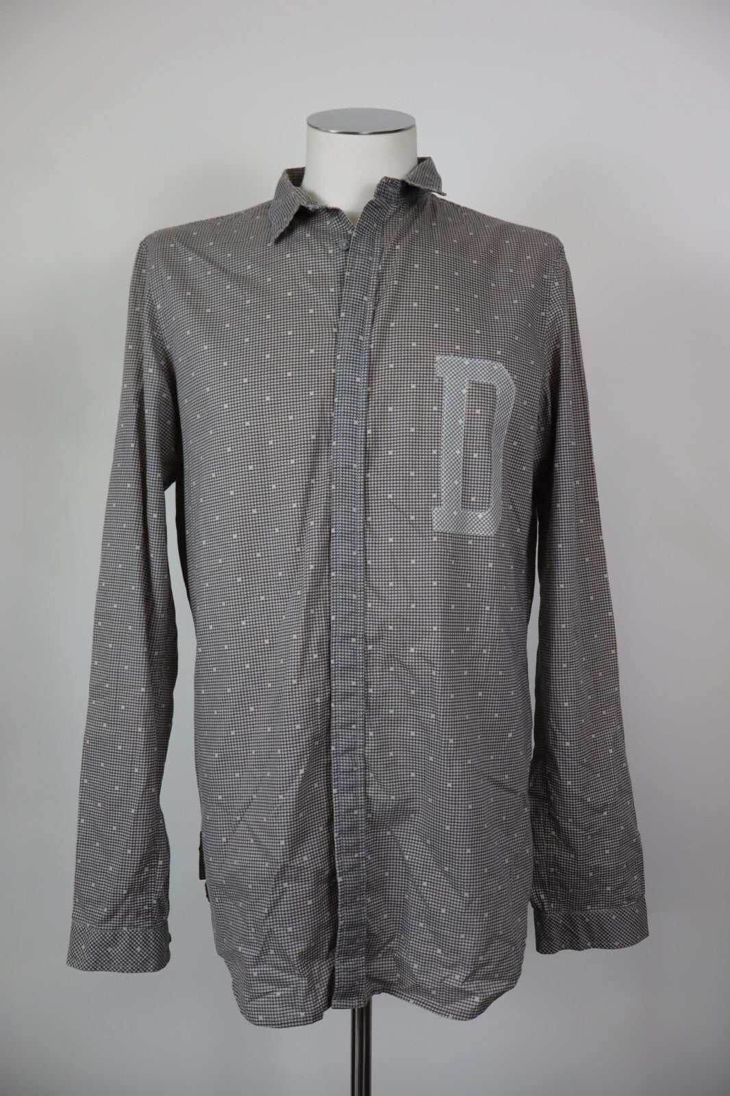 DIESEL CAMICIA UOMO TG. L MAN CASUAL VINTAGE SHIRT COTONE