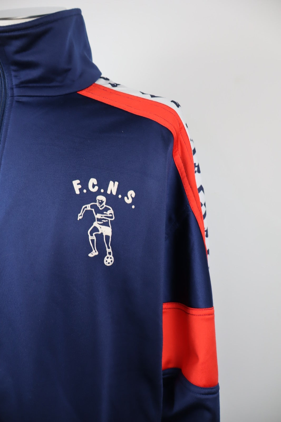 LOTTO ITALIA FCNS GIACCA SPORT CALCIO  UOMO Tg XL MAN VINTAGE SOCCER JACKET