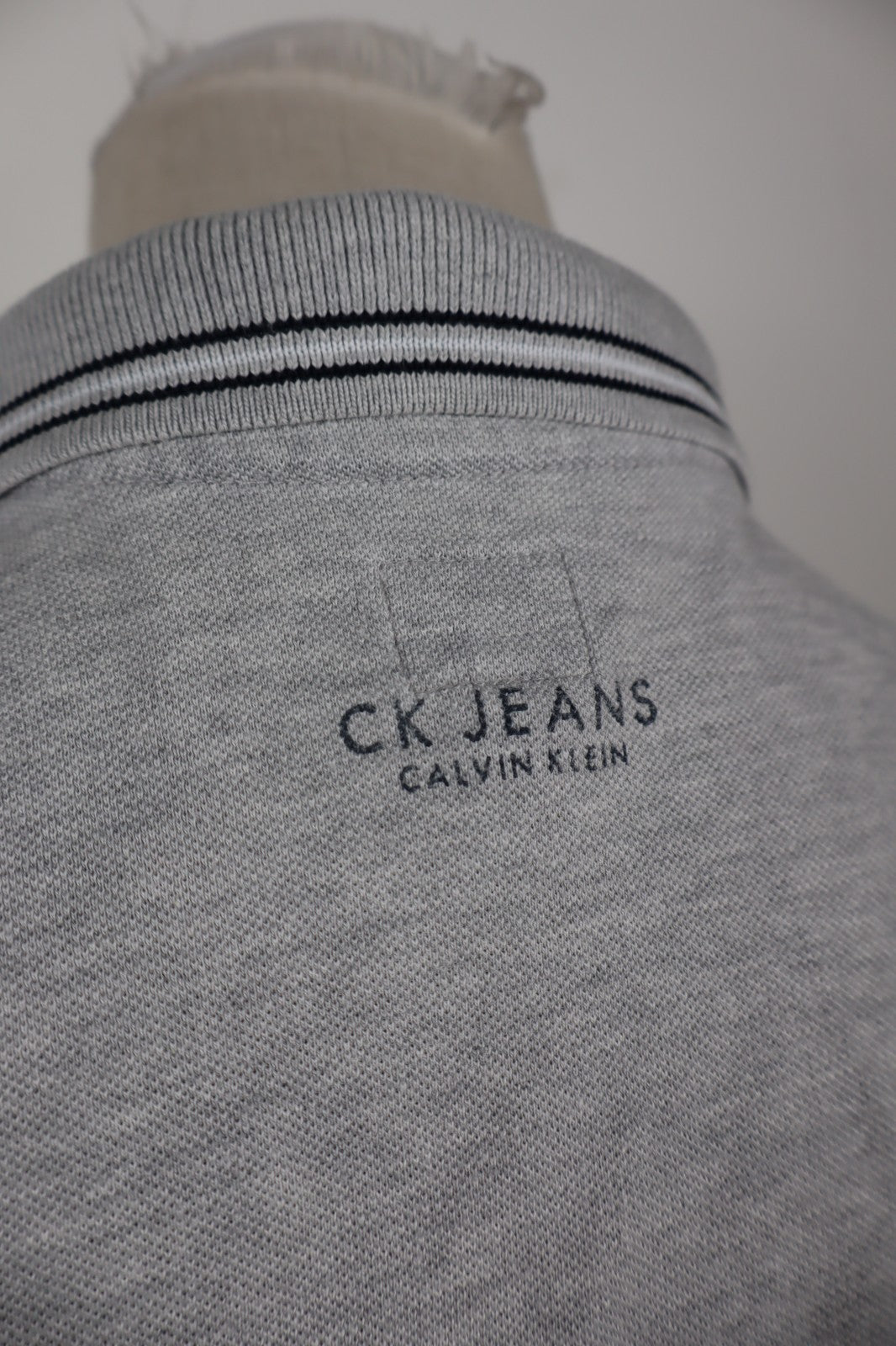 CALVIN KLEIN JEANS POLO SMANICATA DONNA TG L WOMAN CASUAL VINTAGE T-SHIRT MAGLIA