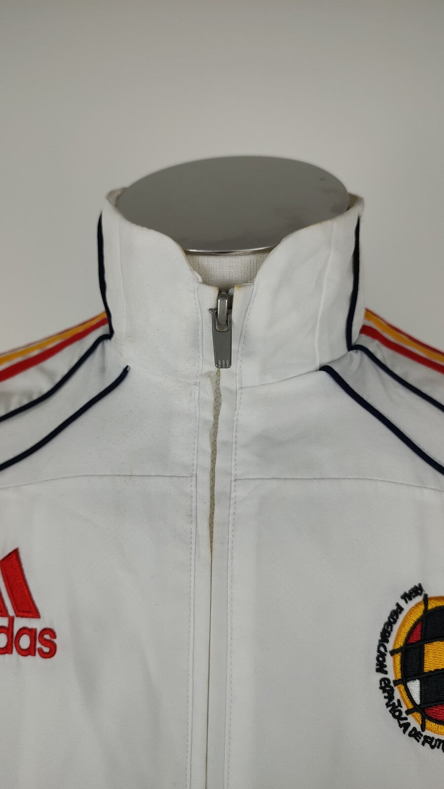 ADIDAS SPAGNA GIACCA SPORT CALCIO UOMO Tg 14Anni MAN SOCCER ESPANA JACKET