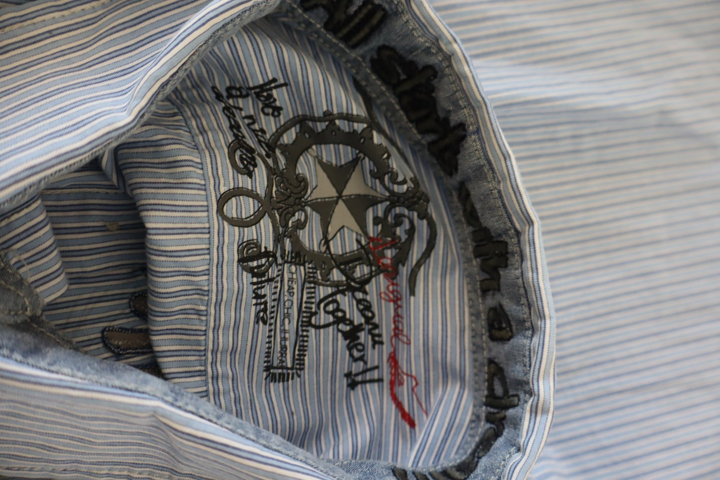 DESIGUAL CAMICIA SHIRT UOMO TG XL MAN VINTAGE CASUAL LOGO COTONE