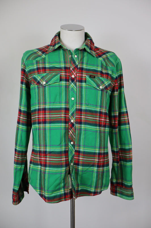 LEE CAMICIA UOMO COTONE TG. L MAN CASUAL VINTAGE SHIRT COTTON