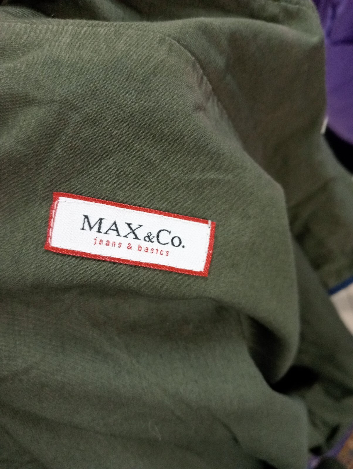 MAX & CO GIUBBINO GIACCA A VENTO DONNA 46 WOMAN JACKET CASUAL VINTAGE ITALY