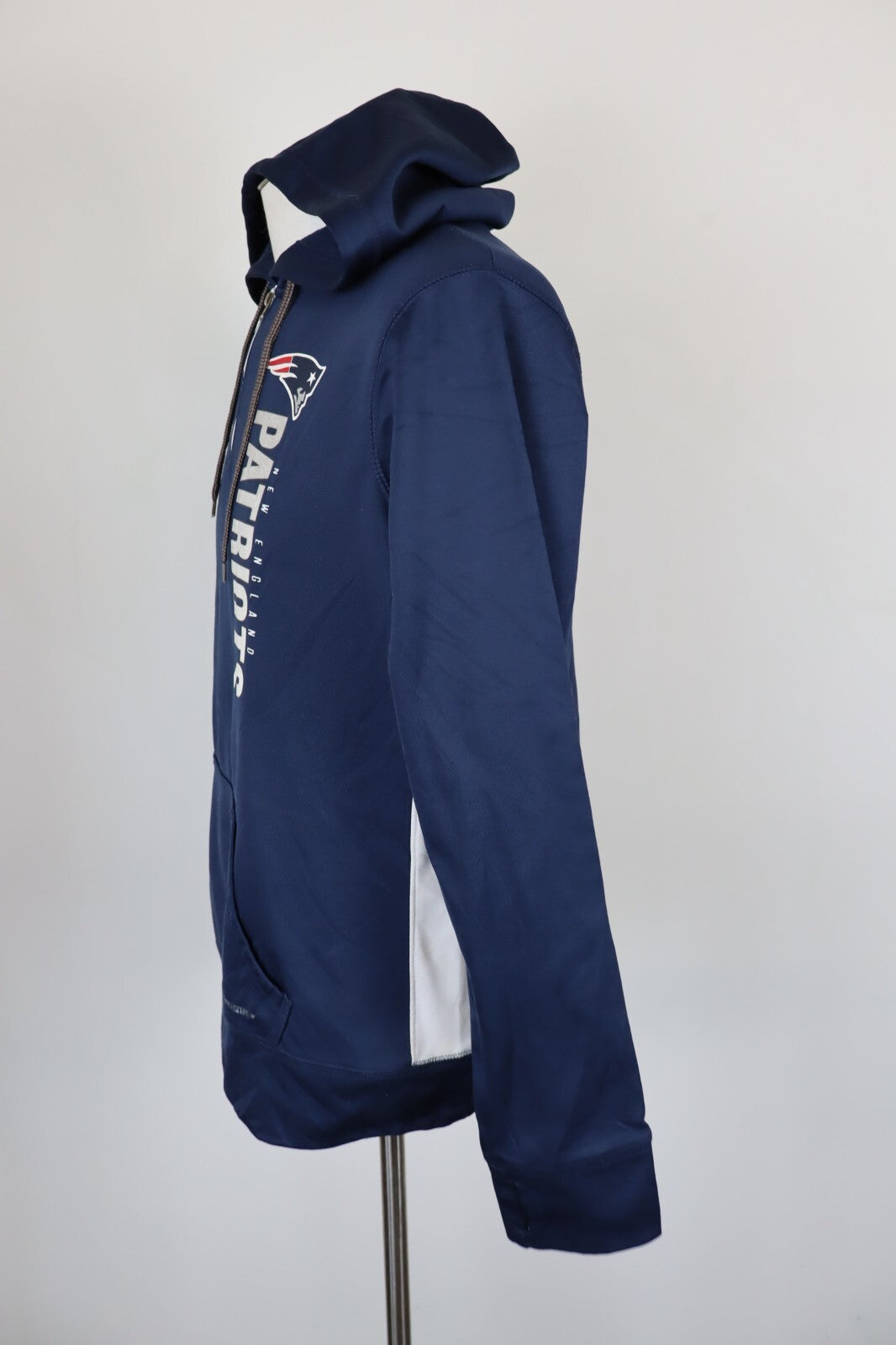 MAJESTIC PATRIOTS NFL FELPA MAGLIA SPORT RUGBY UOMO TG L VINTAGE MAN JACKET