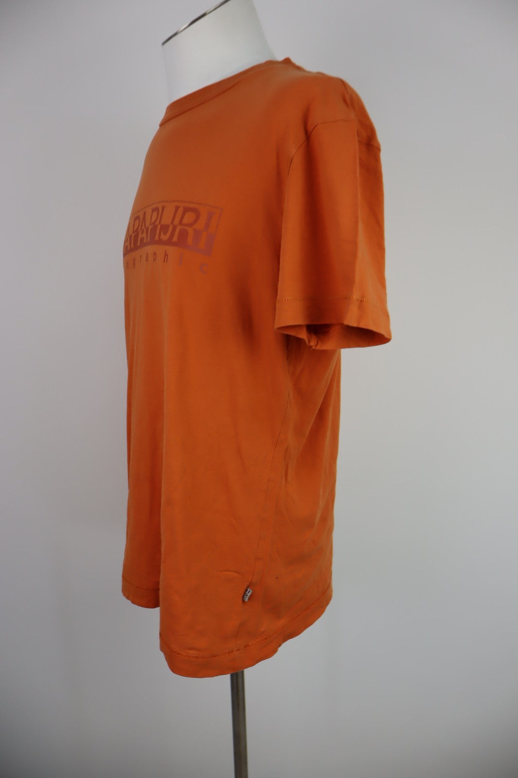 NAPAPIJRI MAGLIA UOMO TG. XL MAN T-SHIRT VINTAGE CASUAL COTONE COTTON LOGO
