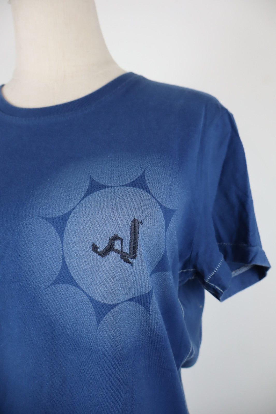 AJ ARMANI JEANS MAGLIA DONNA TG. XL WOMAN CASUAL VINTAGE T-SHIRT COTONE COTTON