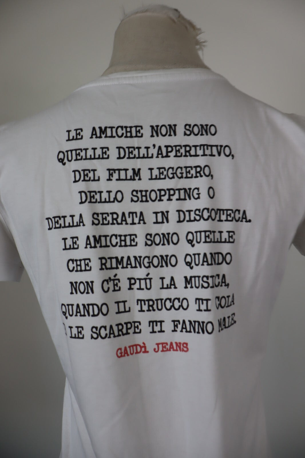 GAUDI MAGLIA DONNA TG. S WOMAN CASUAL VINTAGE T- SHIRT TOP COTONE