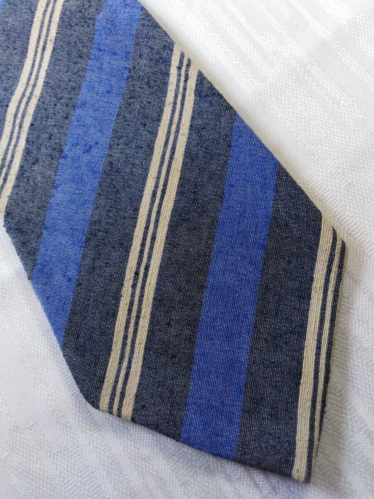 GRIGIOPERLA 100% SETA SILK TIE CRAVATTA NECKTIE ITALY VINTAGE CLASSIC