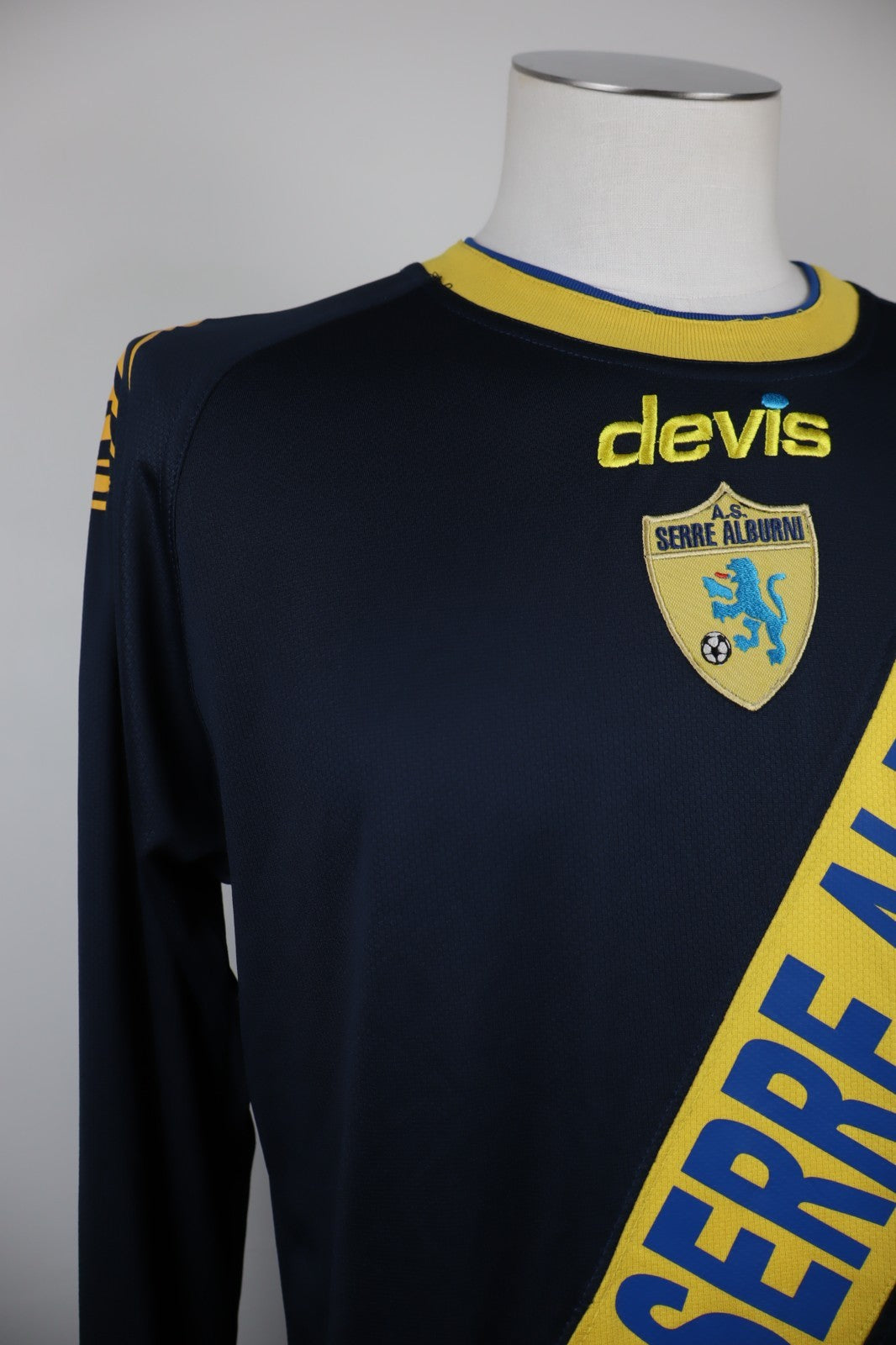 DEVIS SERRE ALBURNI N 18 MAGLIA CALCIO UOMO Tg XL SOCCER JERSEY SPORT VINTAGE