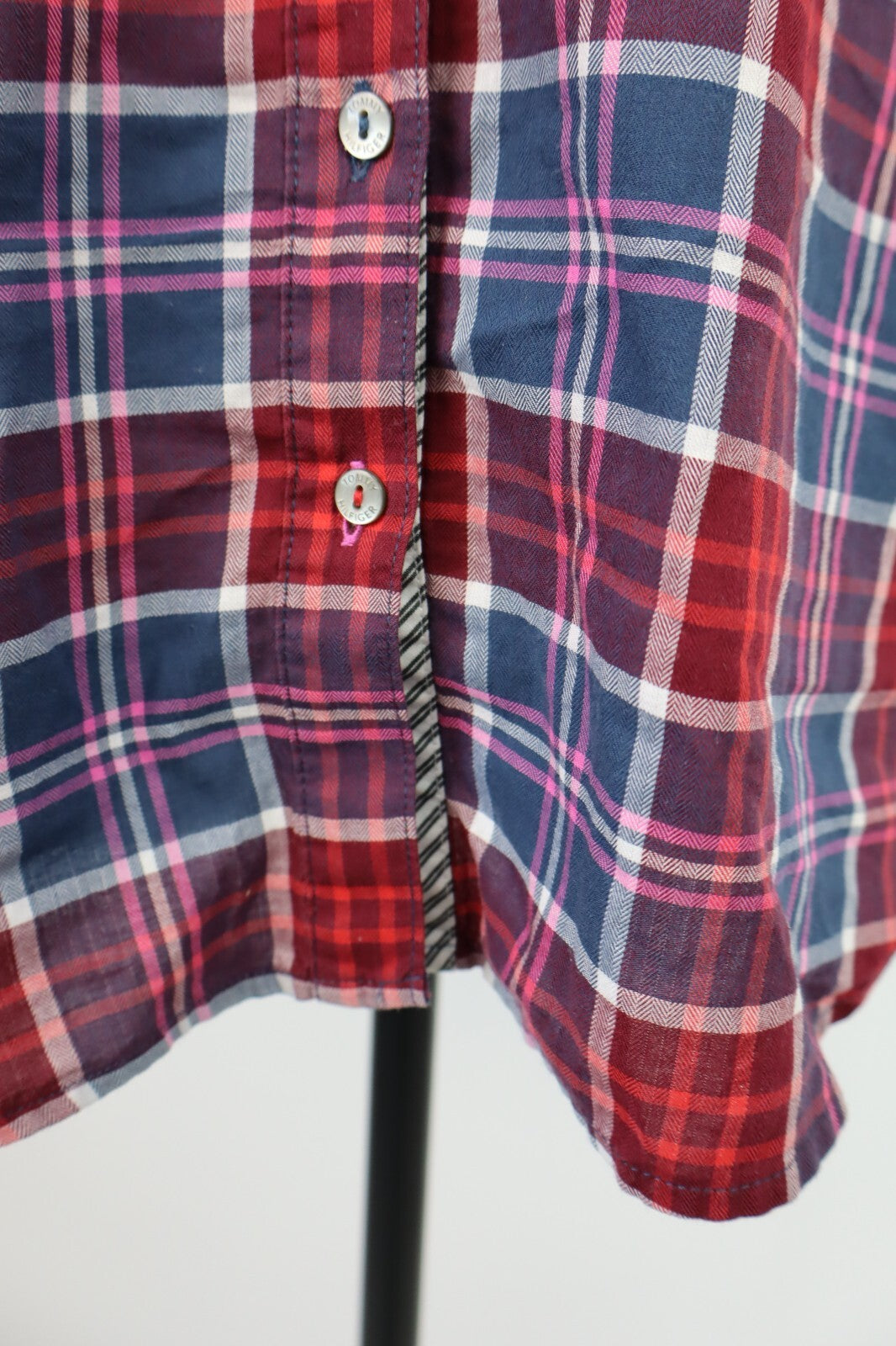 TOMMY HILFIGER CAMICIA  DONNA TG. 6 WOMAN SHIRT CASUAL VINTAGE COTONE COTTON