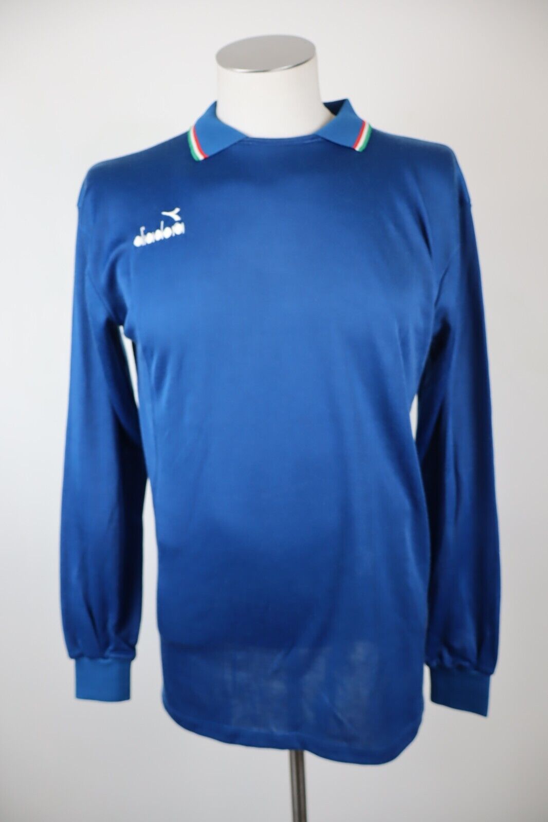 DIADORA ITALIA MAGLIA CALCIO TRIKOT UOMO TG L SOCCER JERSEY VINTAGE SHIRT SPORT