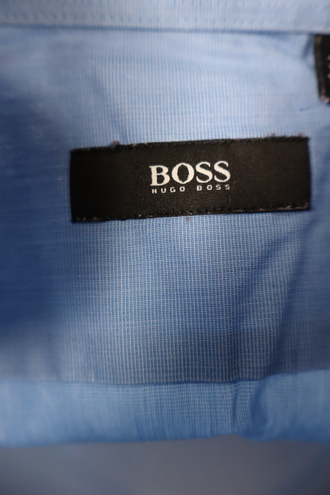 HUGO BOSS CAMICIA UOMO COTONE TG. 15.5 MAN CASUAL VINTAGE COTTON SHIRT