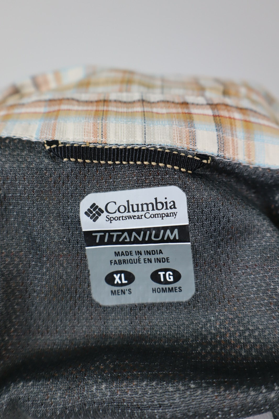 COLUMBIA TITANIUM CAMICIA UOMO TG. XL MAN CASUAL SPORTSWEAR VINTAGE SHIRT