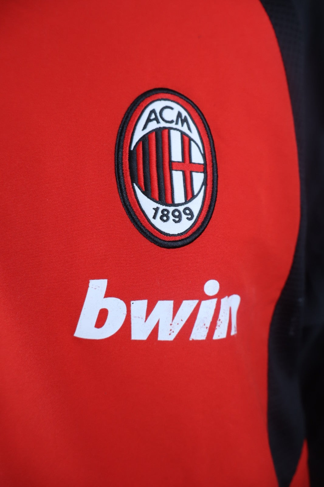 ADIDAS MILAN GIACCA SPORT CALCIO UOMO Tg 5 MAN VINTAGE JACKET SOCCER CERNIERA