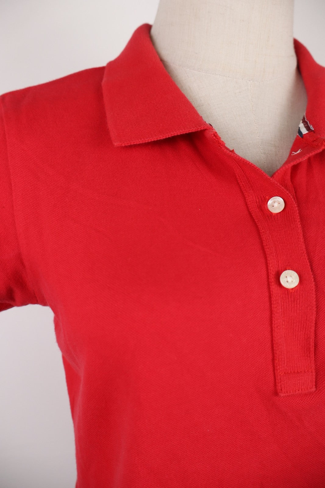 TOMMY HILFIGER DENIM POLO MAGLIA DONNA COTONE TG. M WOMAN SHIRT CASUAL VINTAGE