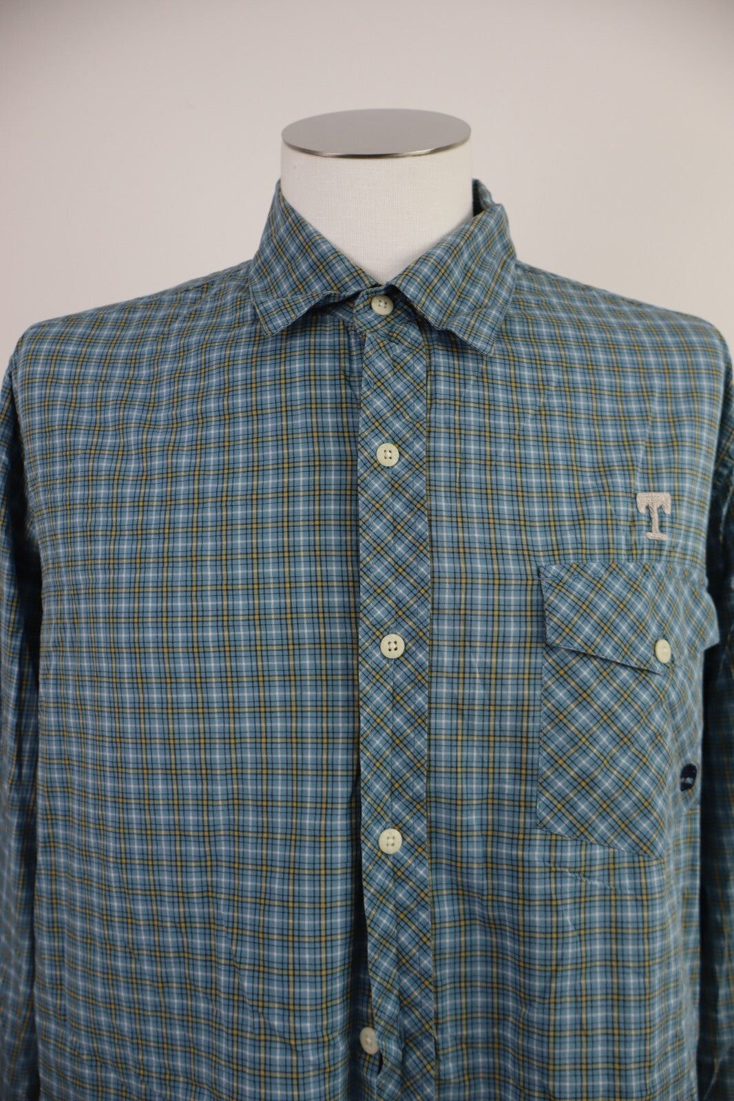 TIMBERLAND CAMICIA COTONE UOMO TG. XL MAN CASUAL VINTAGE SHIRT COTONE COTTON