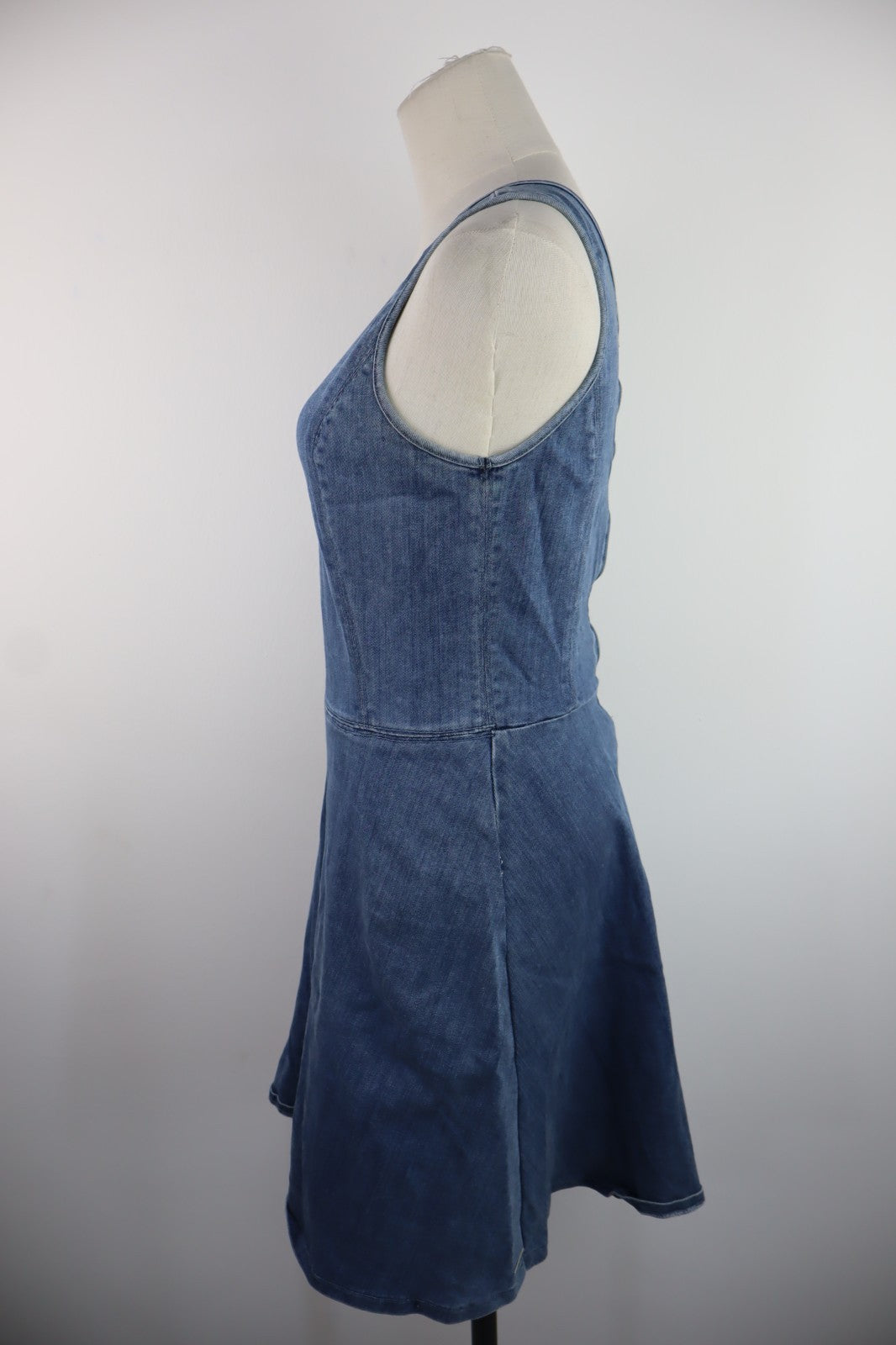 CALVIN KLEIN VESTITO DONNA TG M WOMAN CASUAL VINTAGE DRESS ABITO JEANS DENIM