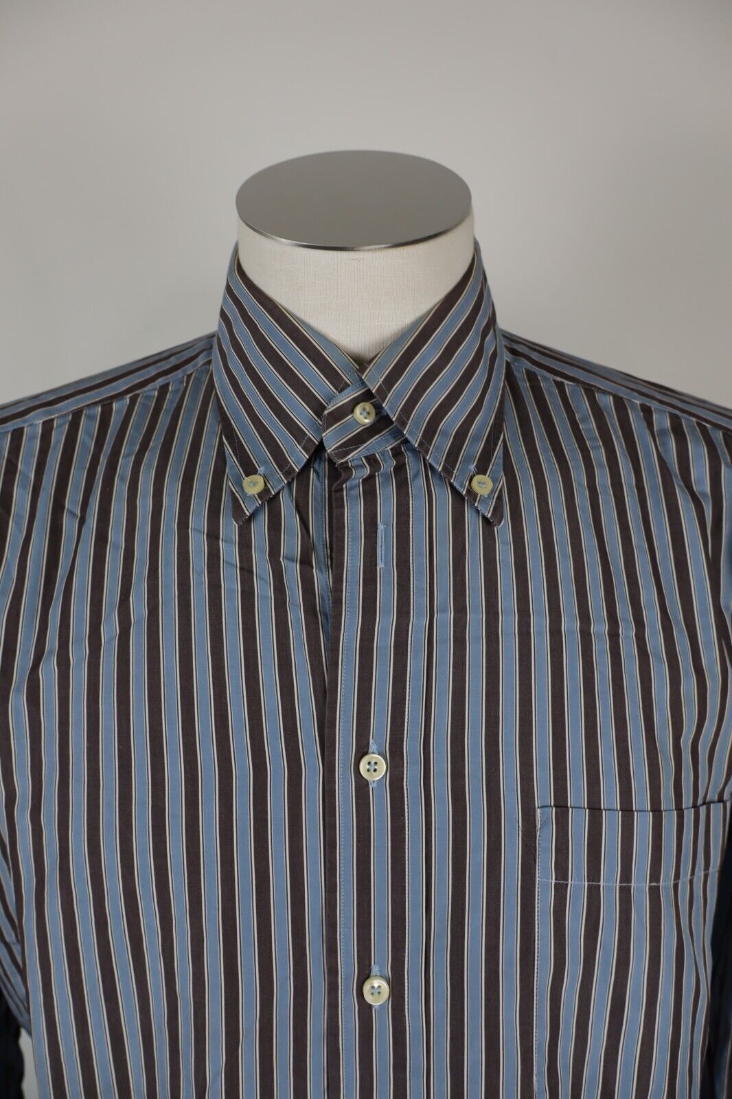 KRIZIA CAMICIA UOMO COTONE TG. 16,5 MAN CASUAL VINTAGE COTTON SHIRT