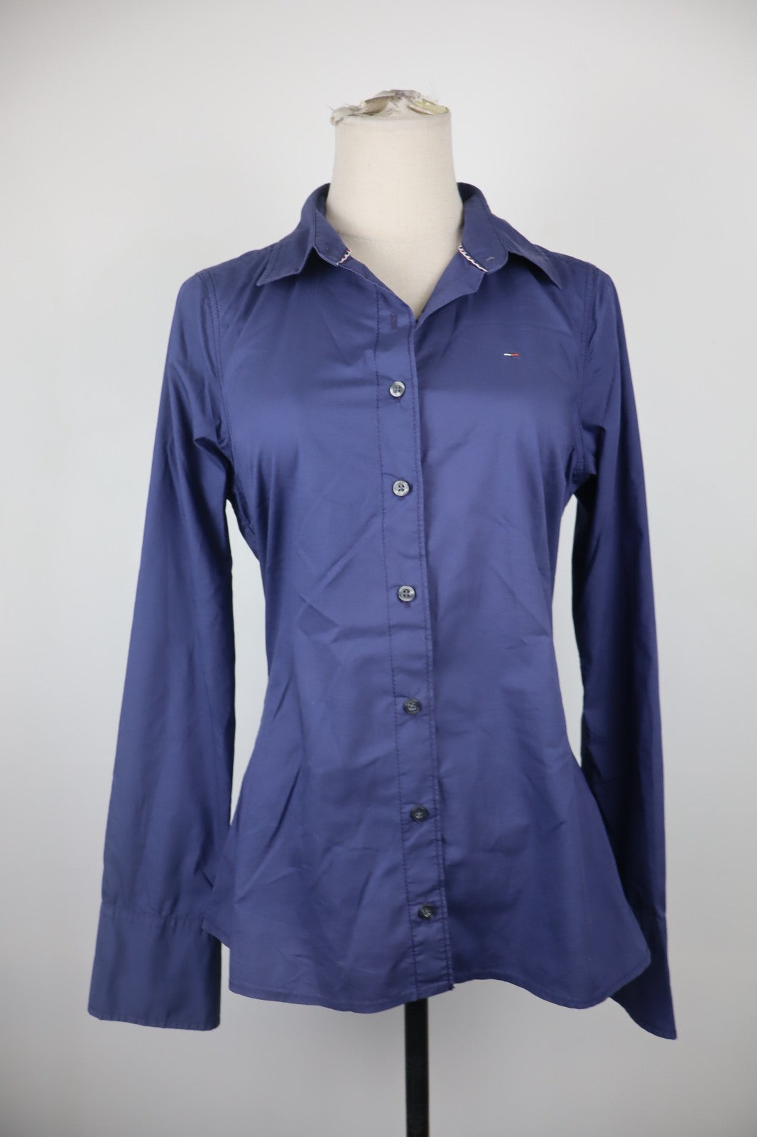 TOMMY HILFIGER DENIM  DONNA TG L WOMAN SHIRT CASUAL VINTAGE COTONE COTTON LOGO