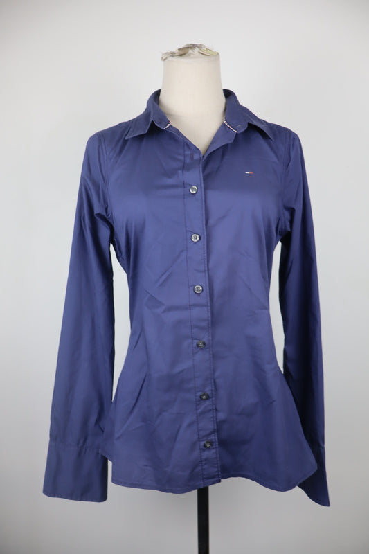 TOMMY HILFIGER DENIM  DONNA TG L WOMAN SHIRT CASUAL VINTAGE COTONE COTTON LOGO