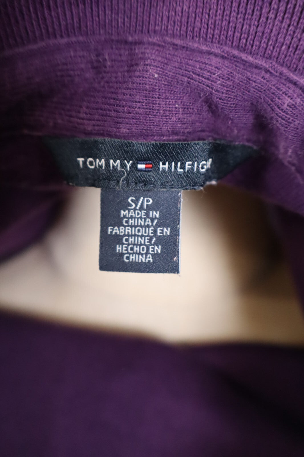 TOMMY HILFIGER POLO MAGLIA T-SHIRT DONNA COTONE TG. S WOMAN SHIRT CASUAL VINTAGE