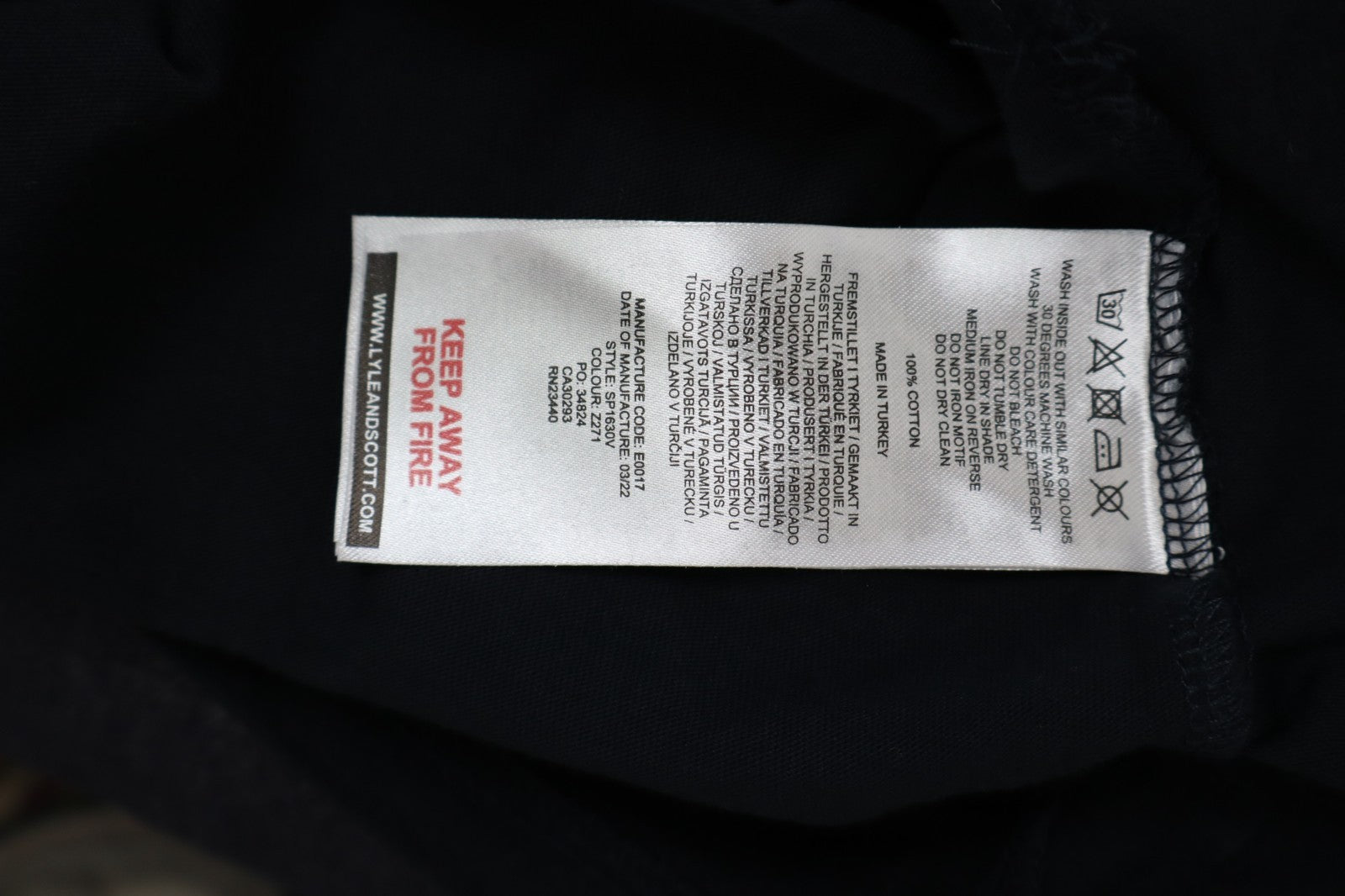 LYLE & SCOTT ARCHIVE POLO UOMO COTONE TG. L MAN COTTON T-SHIRT CASUAL VINTAGE