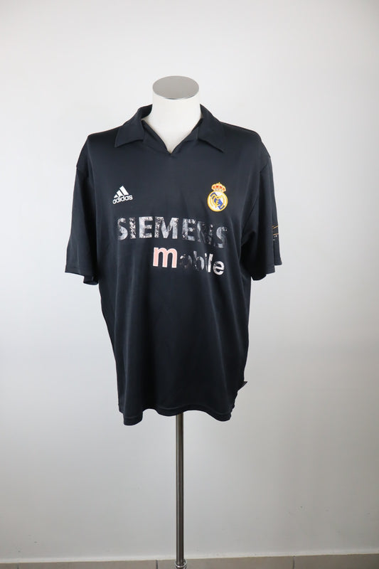 ADIDAS REAL MADRID MAGLIA CALCIO UOMO Tg L SOCCER JERSEY VINTAGE 2002/03