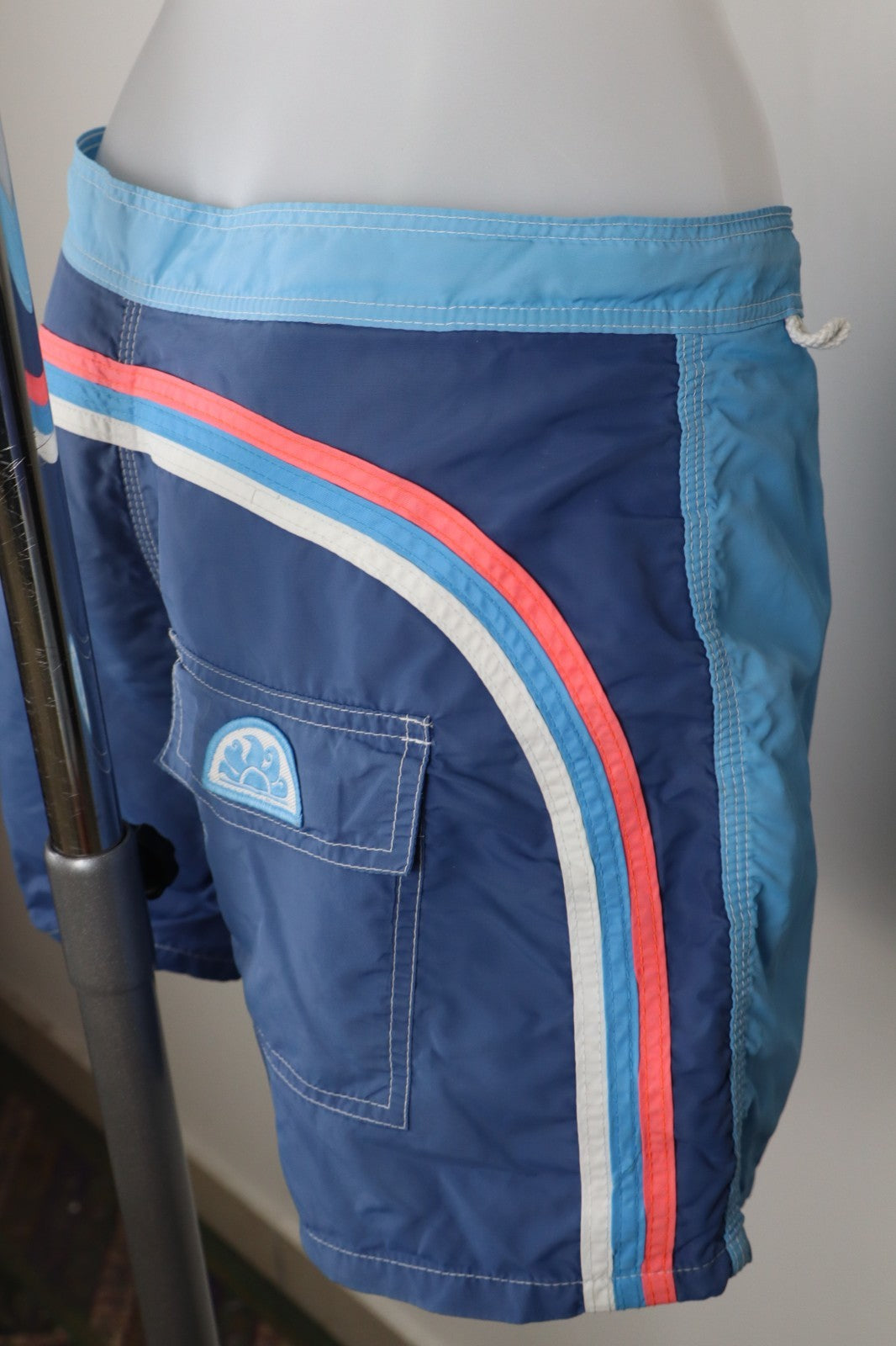 SUNDEK COSTUME PANTALONCINO MARE UOMO TG 30 MAN SWIMSUIT VINTAGE CASUAL SURF