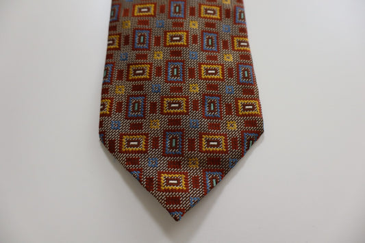 ALTEA MILANO 100% SILK TIE SETA CRAVATTA NECKTIE MADE IN ITALY CLASSIC