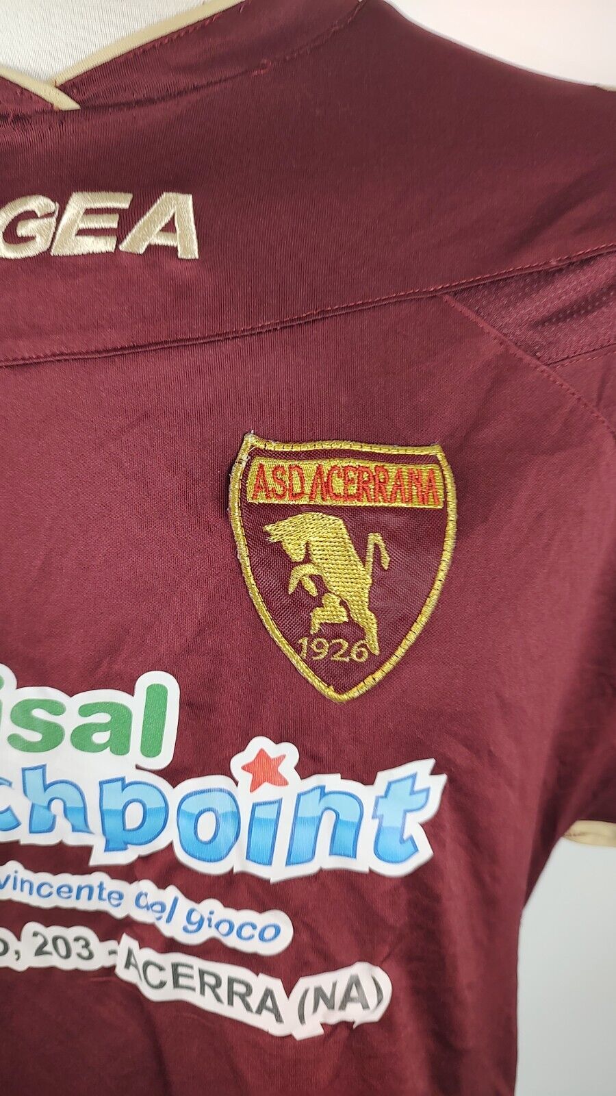 LEGEA ACERRANA N 15 MAGLIA CALCIO UOMO Tg L SOCCER JERSEY TRIKOT