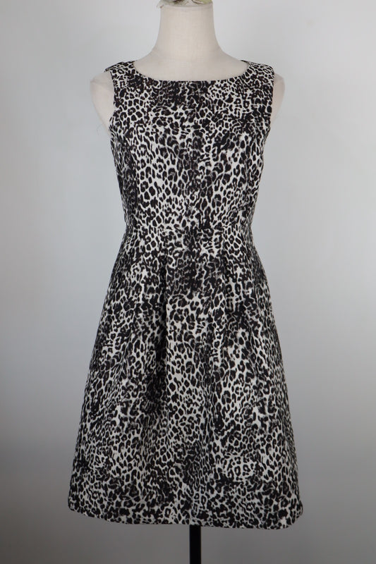 MAX & CO VESTITO DONNA TG . M WOMAN CASUAL VINTAGE DRESS ANIMALIER TASCHE