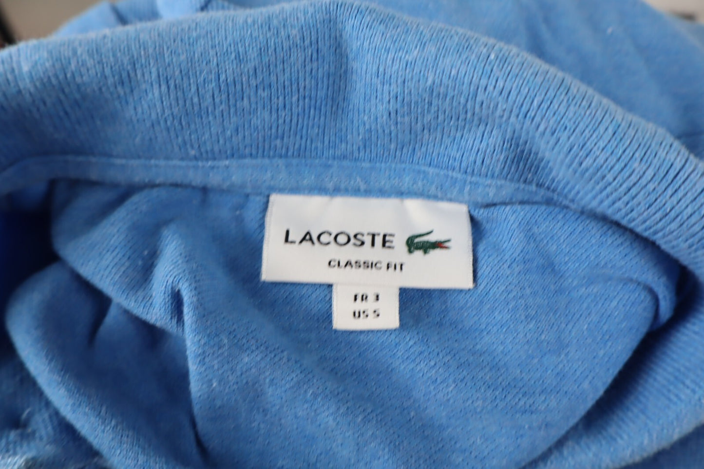LACOSTE POLO MAGLIA UOMO COTONE TG. 3 MAN COTTON SHIRT CASUAL VINTAGE