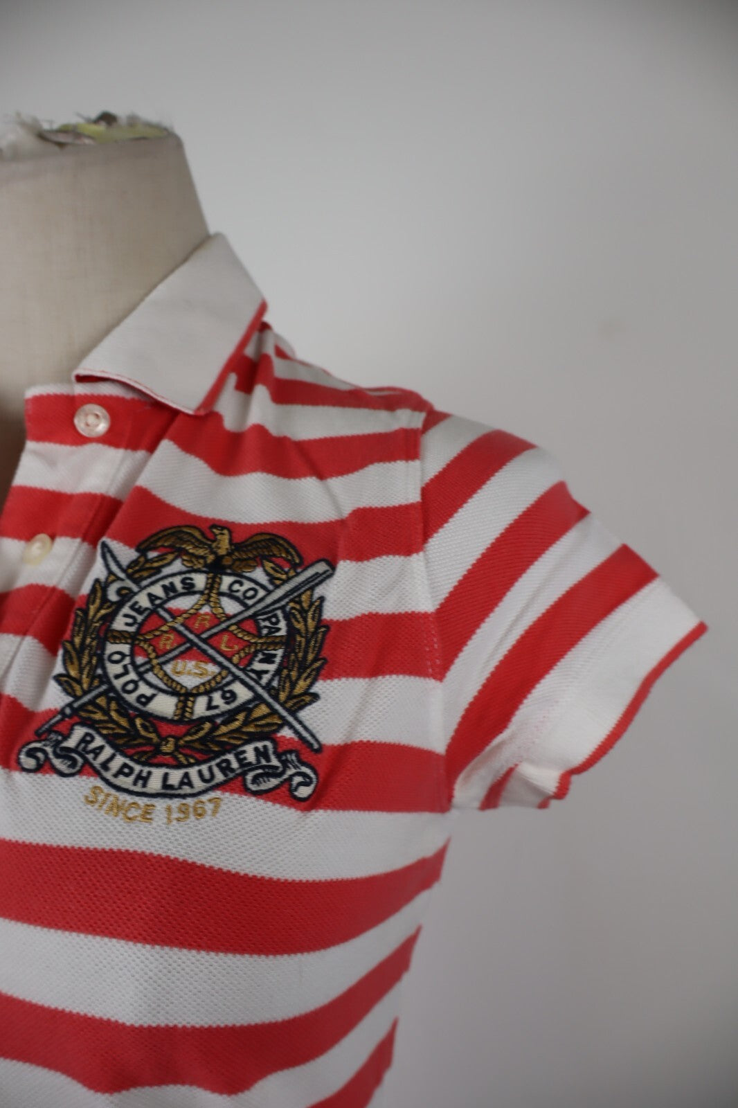 RALPH LAUREN POLO DONNA MAGLIA COTONE TG. S WOMAN COTTON SHIRT CASUAL VINTAGE