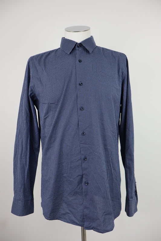 HUGO BOSS CAMICIA UOMO TG 42 / 16.5 MAN CASUAL VINTAGE SHIRT COTONE COTTON